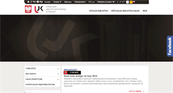 Desktop Screenshot of biblioteka.unipt.pl